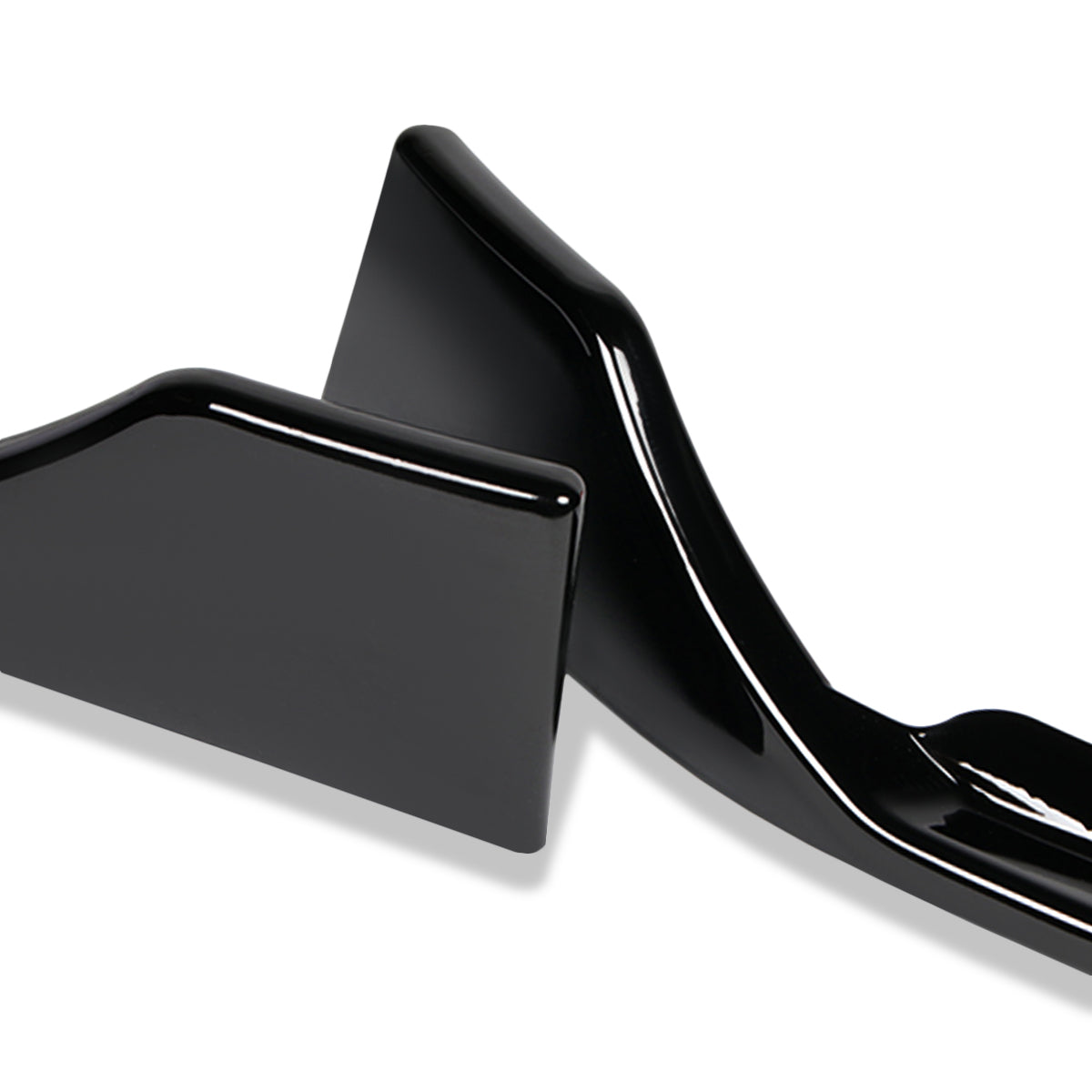 LIP FRONTAL 19 MERCEDES BENZ C180 / 19-20 C-CLASS W205, C43 AMG, C63 AMG, C200, C300 - REQUIRES DRILLING BUMPER FOR INSTALLATION - 3PC - PAINTED GLOSS BLACK