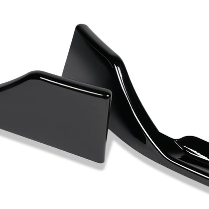 LIP FRONTAL 19 MERCEDES BENZ C180 / 19-20 C-CLASS W205, C43 AMG, C63 AMG, C200, C300 - REQUIRES DRILLING BUMPER FOR INSTALLATION - 3PC - PAINTED GLOSS BLACK