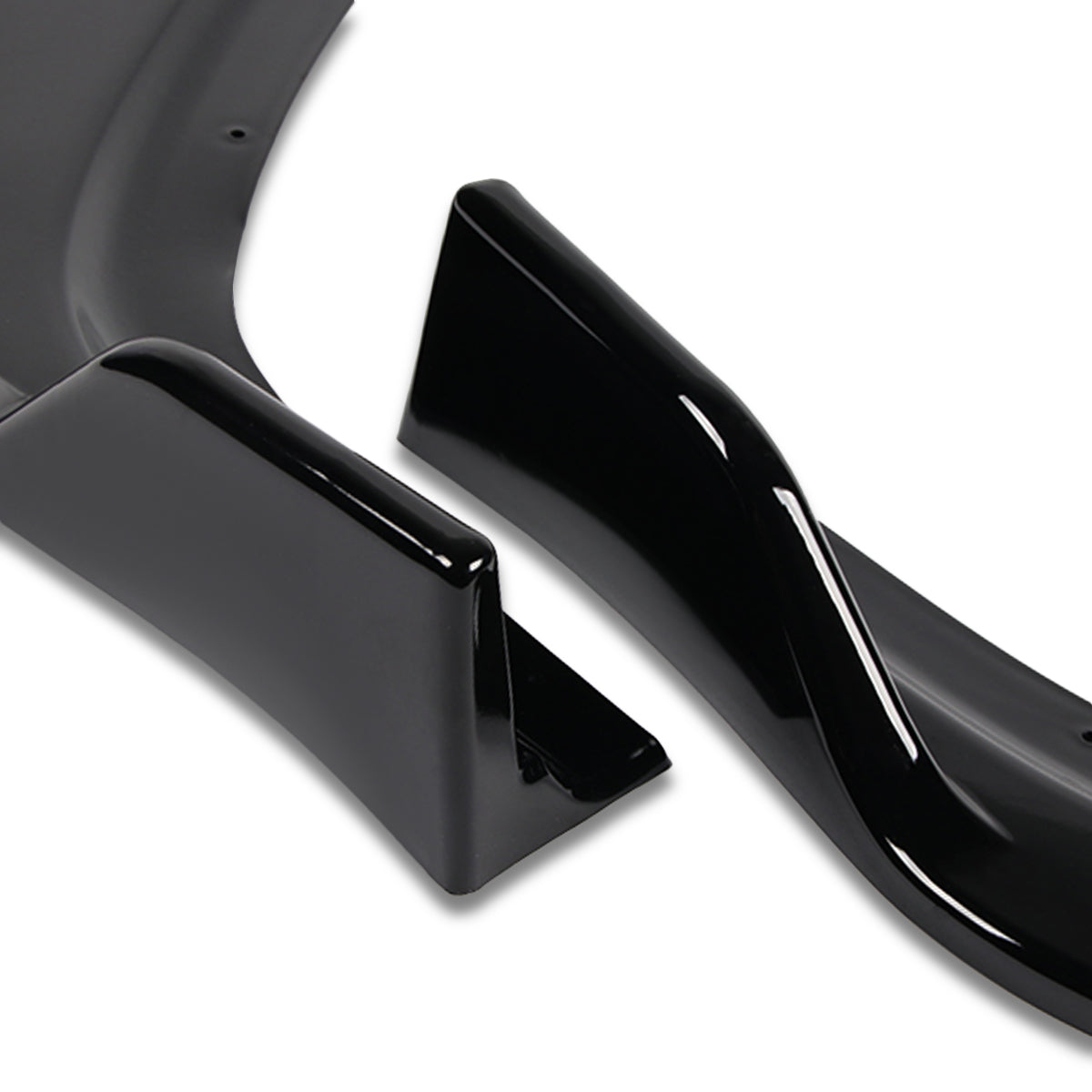 LIP FRONTAL 96-98 HONDA CIVIC - REQUIRES DRILLING BUMPER FOR INSTALLATION - 3PC - PAINTED GLOSS BLACK