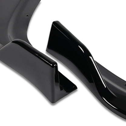 LIP FRONTAL 96-98 HONDA CIVIC - REQUIRES DRILLING BUMPER FOR INSTALLATION - 3PC - PAINTED GLOSS BLACK