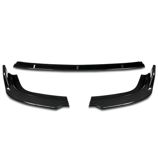 LIP FRONTAL 96-98 HONDA CIVIC - REQUIRES DRILLING BUMPER FOR INSTALLATION - 3PC - CARBON FIBER LOOK