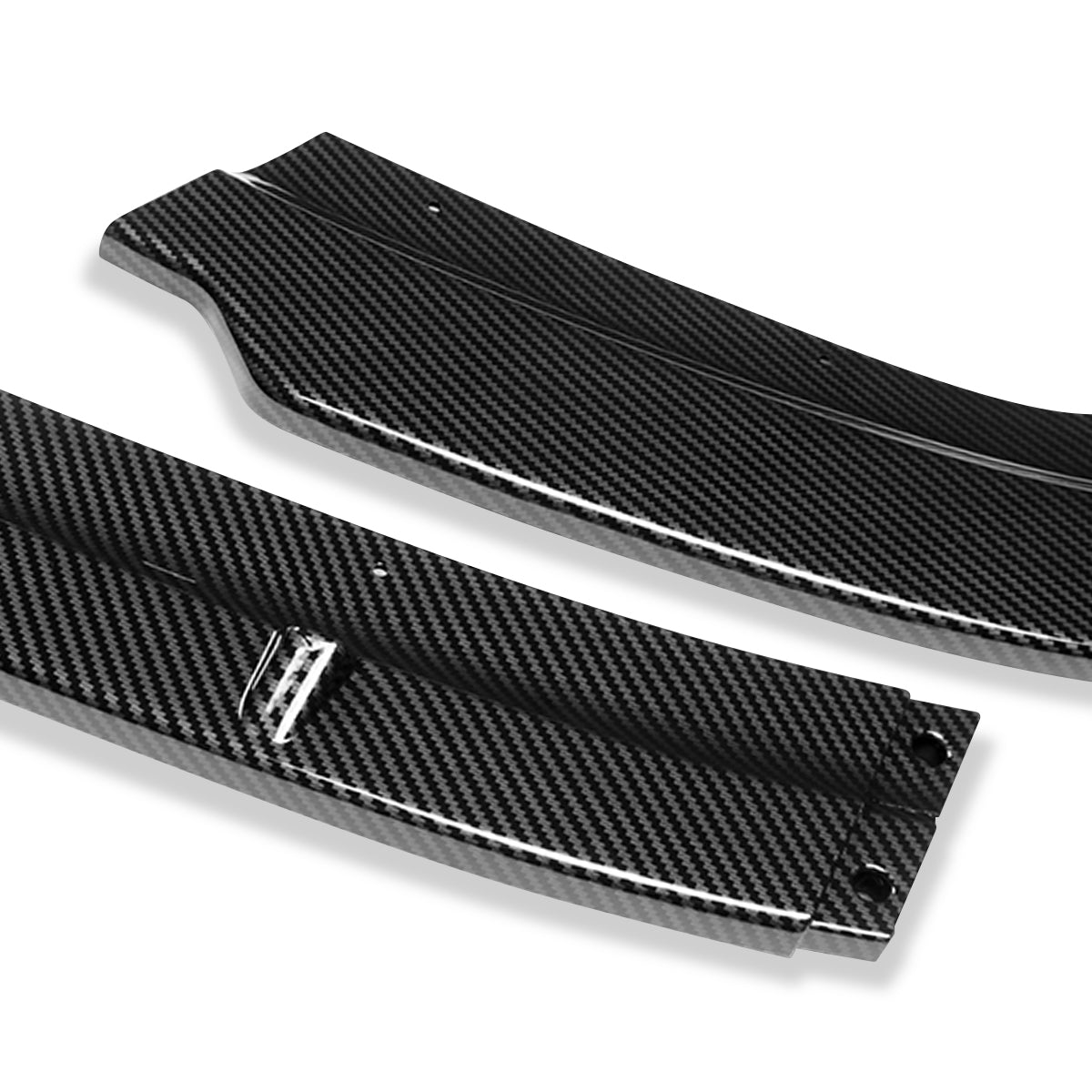 LIP FRONTAL 96-98 HONDA CIVIC - REQUIRES DRILLING BUMPER FOR INSTALLATION - 3PC - CARBON FIBER LOOK
