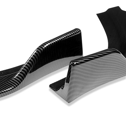 LIP FRONTAL 96-98 HONDA CIVIC - REQUIRES DRILLING BUMPER FOR INSTALLATION - 3PC - CARBON FIBER LOOK