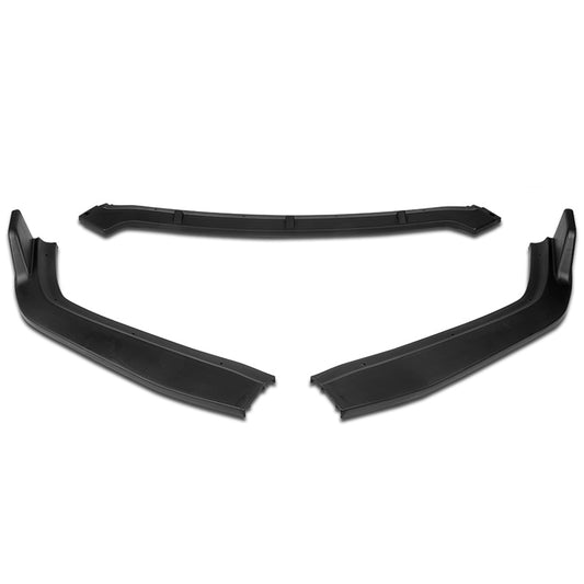 LIP FRONTAL 12 HONDA CIVIC 4DR - REQUIRES DRILLING BUMPER FOR INSTALLATION - 3PC - MATTE BLACK