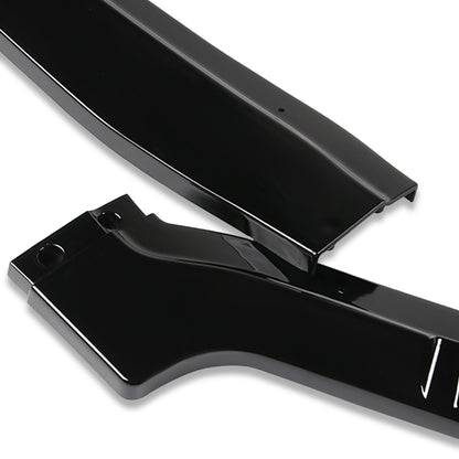 LIP FRONTAL 12 HONDA CIVIC 4DR - REQUIRES DRILLING BUMPER FOR INSTALLATION - 3PC - PAINTED GLOSS BLACK