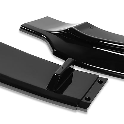 LIP FRONTAL 14-16 BMW 428I / 15-16 428I GRAN COUPE / 17-19 430I / 18-19 430I GRAN COUPE - FITS SPORT, M-SPORT MODEL ONLY - REQUIRES DRILLING BUMPER FOR INSTALLATION - 3PC - PAINTED GLOSS BLACK