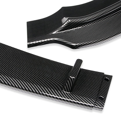LIP FRONTAL 14-16 BMW 428I / 15-16 428I GRAN COUPE / 17-19 430I / 18-19 430I GRAN COUPE - FITS SPORT, M-SPORT MODEL ONLY - REQUIRES DRILLING BUMPER FOR INSTALLATION - 3PC - CARBON FIBER LOOK