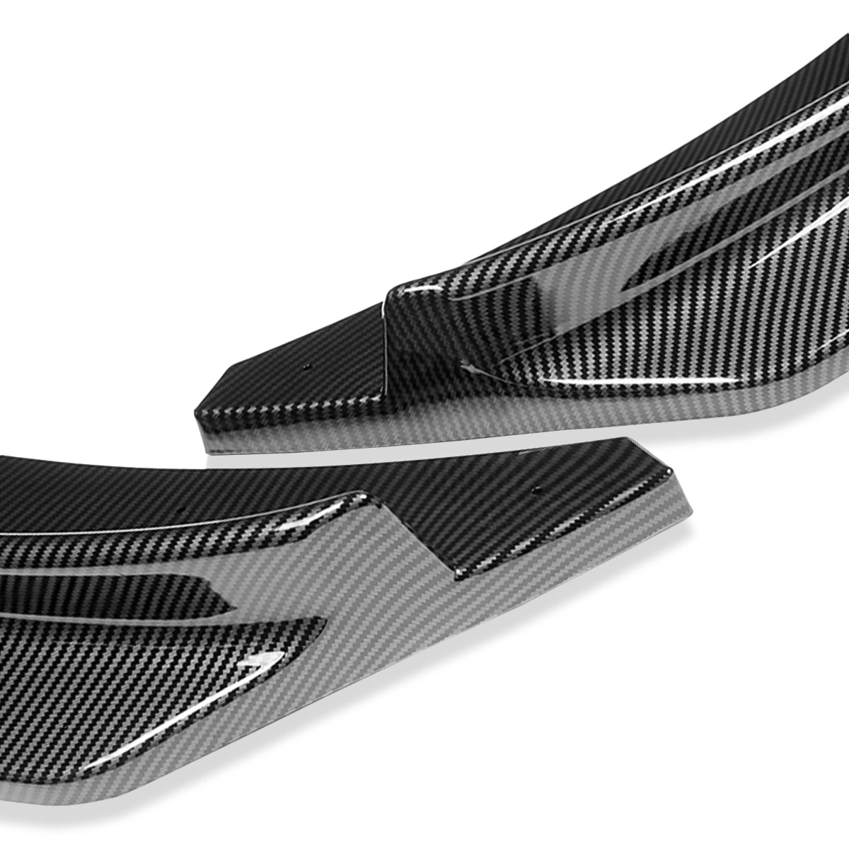 LIP FRONTAL 14-16 BMW 428I / 15-16 428I GRAN COUPE / 17-19 430I / 18-19 430I GRAN COUPE - FITS SPORT, M-SPORT MODEL ONLY - REQUIRES DRILLING BUMPER FOR INSTALLATION - 3PC - CARBON FIBER LOOK