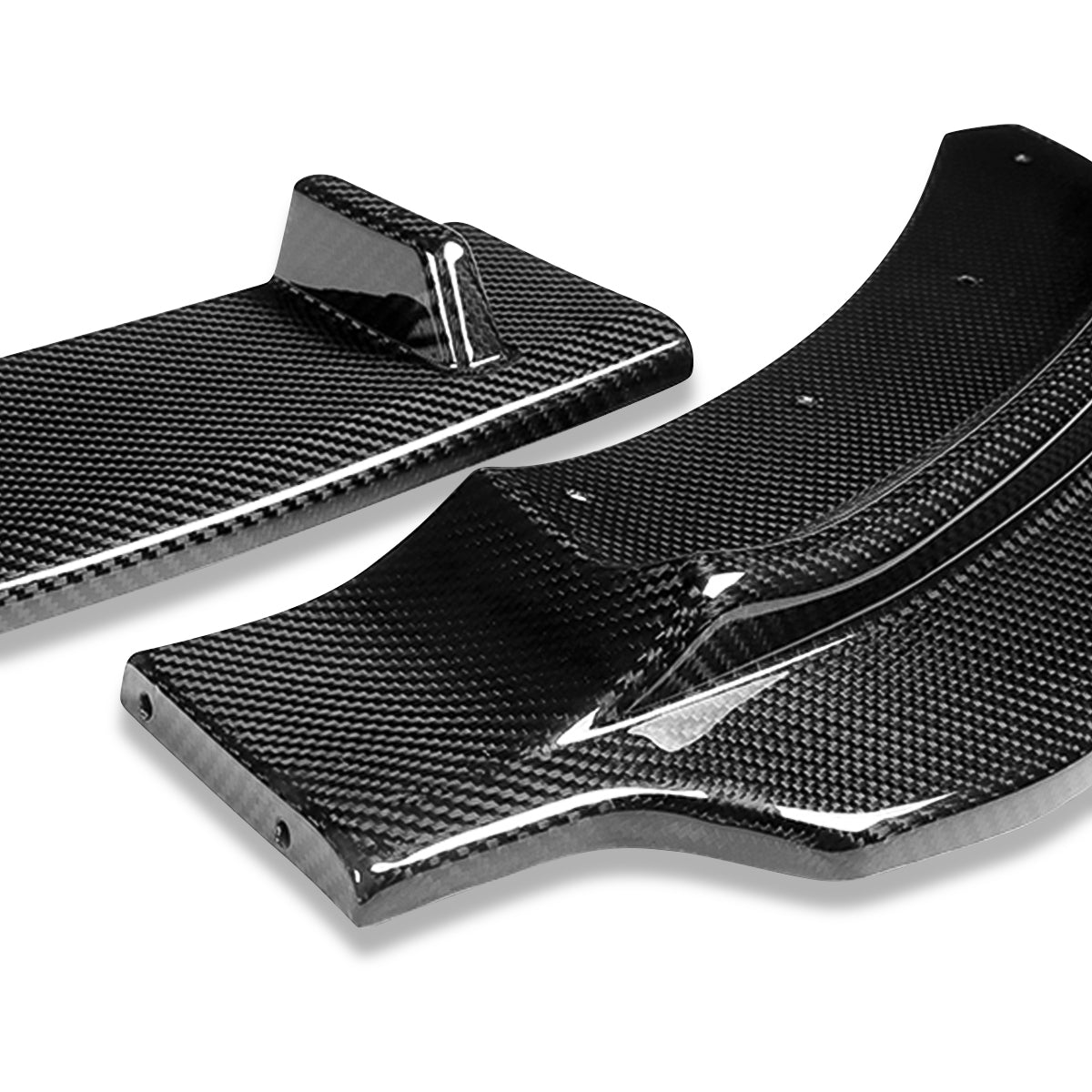 LIP FRONTAL 14-16 BMW 428I / 15-16 428I GRAN COUPE / 17-19 430I / 18-19 430I GRAN COUPE - FITS SPORT, M-SPORT MODEL ONLY - REQUIRES DRILLING BUMPER FOR INSTALLATION - 3PC - REAL CARBON FIBER