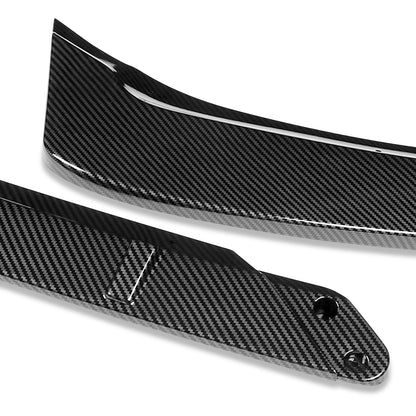 LIP FRONTAL 17-18 FORD FUSION - REQUIRES DRILLING BUMPER FOR INSTALLATION - 3PC - CARBON FIBER LOOK