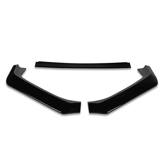 LIP FRONTAL 13-16 SUBARU BRZ - REQUIRES DRILLING BUMPER FOR INSTALLATION - 3PC - PAINTED GLOSS BLACK