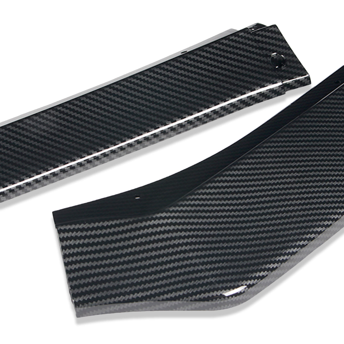 LIP FRONTAL 13-16 SUBARU BRZ - REQUIRES DRILLING BUMPER FOR INSTALLATION - 3PC - CARBON FIBER LOOK