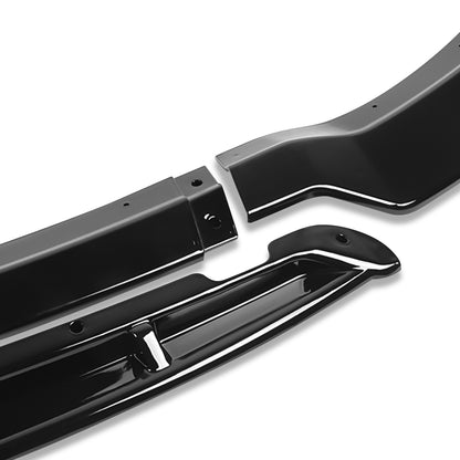LIP FRONTAL 15-21 DODGE CHARGER - REQUIRES DRILLING BUMPER FOR INSTALLATION - 3PC - PAINTED GLOSS BLACK