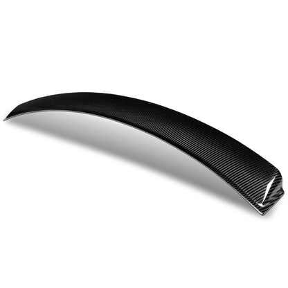 SPOILER CAR ROOF SPOILER - 08-14 MERCEDES-BENZ C63 AMG / 11-14 MERCEDES-BENZ C180 / 10-14 MERCEDES-BENZ C200 / 08 MERCEDES-BENZ C230 / 10-14 MERCEDES-BENZ C250 / 08-14 MERCEDES-BENZ C300 / 08-14 MERCEDES-BENZ C350 - FITS SEDAN MODELS - CARBON FIBER BLACK
