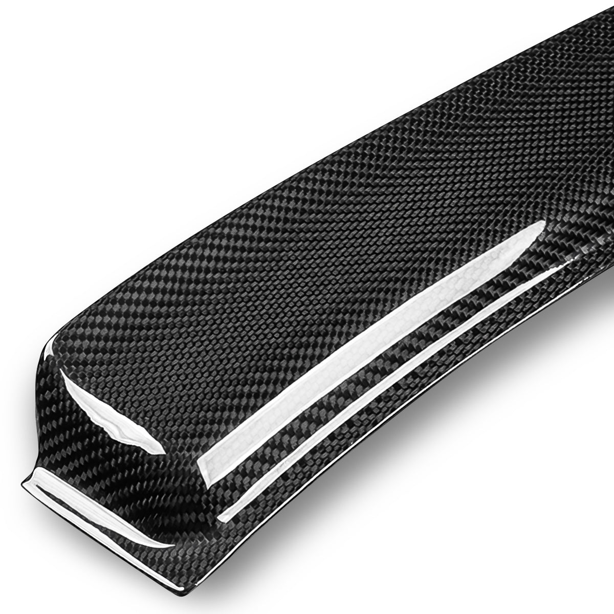 SPOILER CAR ROOF SPOILER - 07-08 INFINITI G35 SEDAN / 09-13 INFINITI G37 SEDAN / 11-12 INFINITI G37 SEDAN / 15 INFINITI Q40 SEDAN - CARBON FIBER BLACK