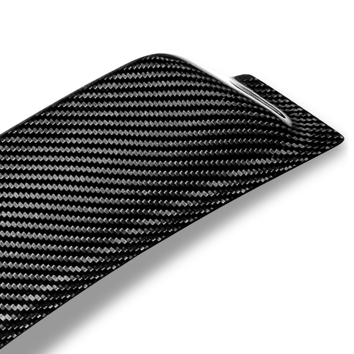 SPOILER CAR ROOF SPOILER - 05-14 FORD MUSTANG - FITS COUPE MODELS - CARBON FIBER BLACK