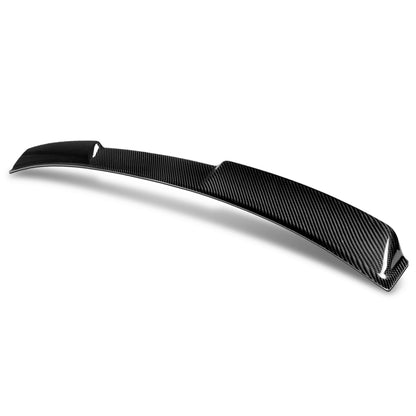 SPOILER CAR ROOF SPOILER - 05-14 FORD MUSTANG - FITS COUPE MODELS - CARBON FIBER BLACK
