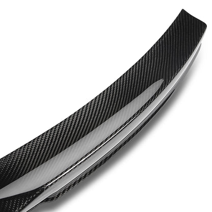 SPOILER CAR TRUNK SPOILER - 15-20 BMW M4 - FITS COUPE MODELS - CARBON FIBER BLACK