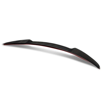 SPOILER CAR TRUNK SPOILER - 15-20 BMW M4 - FITS COUPE MODELS - CARBON FIBER BLACK