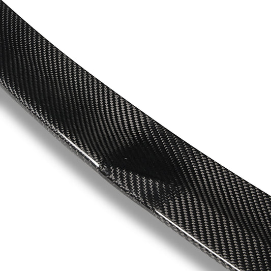 SPOILER CAR TRUNK SPOILER - 07-13 BMW 328I / 09-13 BMW 328I XDRIVE / 07-13 BMW 335I / 11-13 BMW 335IS / 09-13 BMW 335I XDRIVE / 08-13 BMW M3 / 07-08 BMW 328XI - FITS COUPE MODELS ONLY - CARBON FIBER BLACK