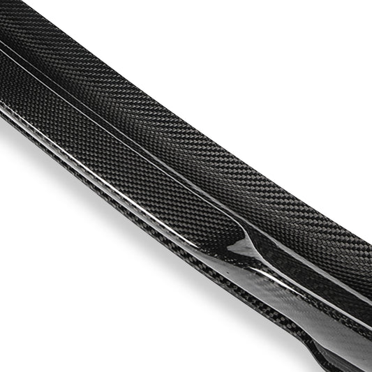 SPOILER CAR TRUNK SPOILER - 22 BMW 320I / 19-22 BMW 330I / 19-22 BMW 330I XDRIVE / 20-22 BMW 330E / 21-22 BMW 330E XDRIVE / 20-22  BMW 330E XDRIVE / 20-22 BMW M340I  - FITS SEDAN MODELS ONLY - CARBON FIBER BLACK