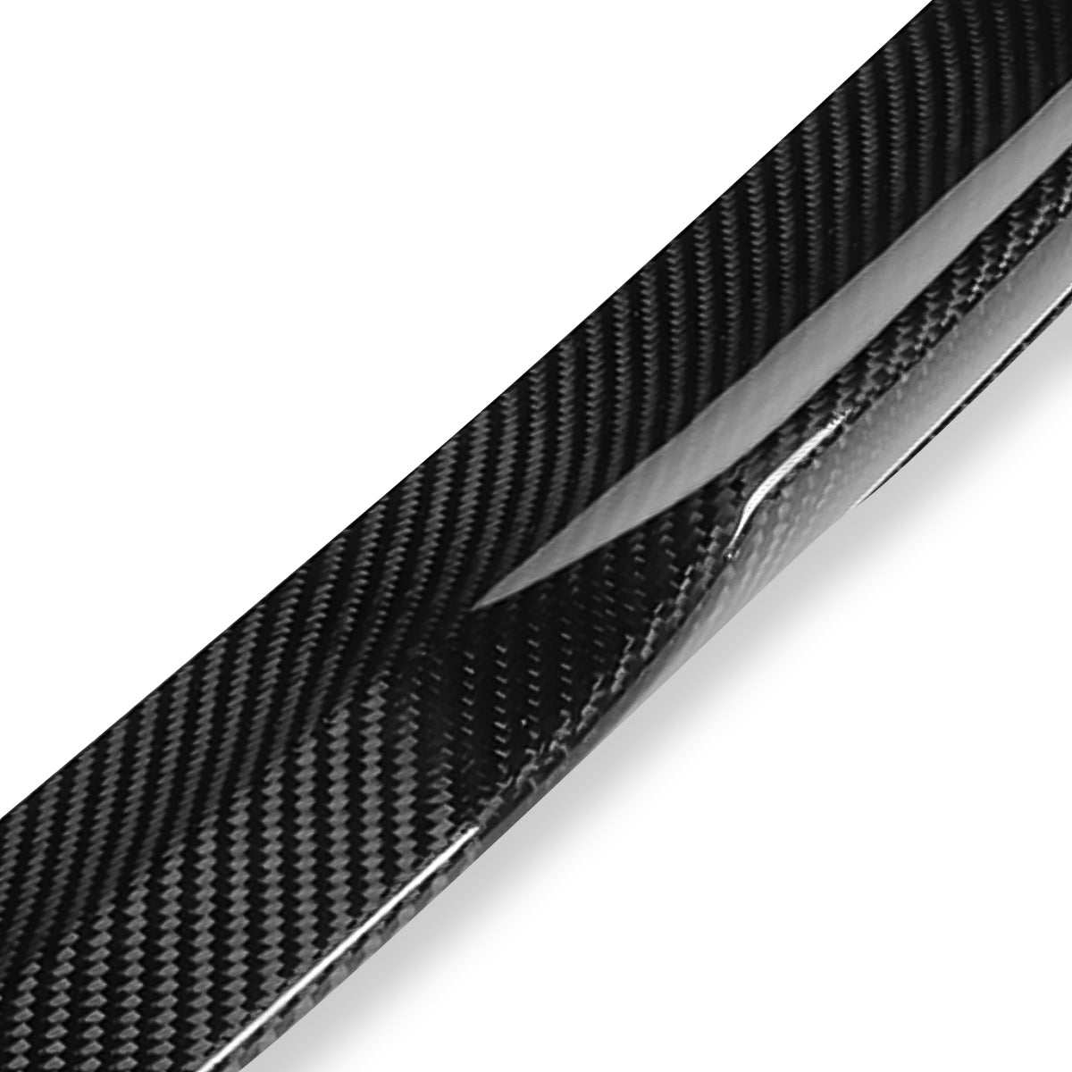 SPOILER CAR TRUNK SPOILER - 18-20 BMW 520I / 18-21 BMW 530E / 18-20 BMW 530E XDRIVE / 17-21 BMW 530I / 18 BMW 540D XDRIVE / 17-20 BMW 540I / 17-20 BMW 540I XDRIVE / 18-21 BMW 550I XDRIVE / 18-21 BMW M5 - FITS SEDAN MODELS ONLY - CARBON FIBER BLACK