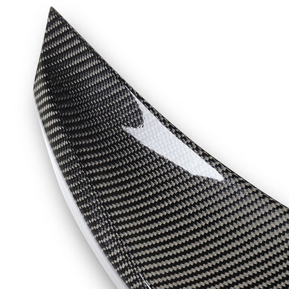 SPOILER CAR TRUNK SPOILER - 19-22 BMW 320I / 20-22 BMW 330E / 21-22 BMW 330E XDRIVE / 19-22 BMW 330I / 19-22  BMW 330I XDRIVE / 20-22 BMW M340I / 20-22 BMW M340I XDRIVE - FITS SEDAN MODELS -CARBON FIBER BLACK