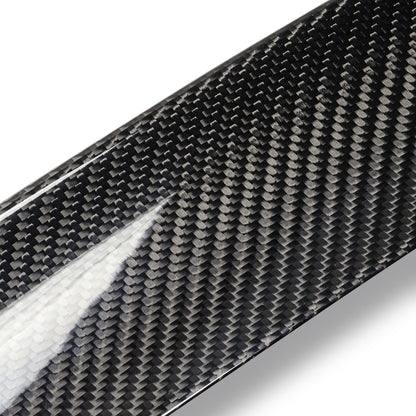 SPOILER CAR TRUNK SPOILER - 01-05 BMW 320I / 01-05 BMW 325I / 01-06 BMW 325XI / 99 BMW 328I / 99-01 BMW 323I / 01-05 BMW 330I / 01-05 BMW 330XI - FITS SEDAN MODELS - CARBON FIBER BLACK