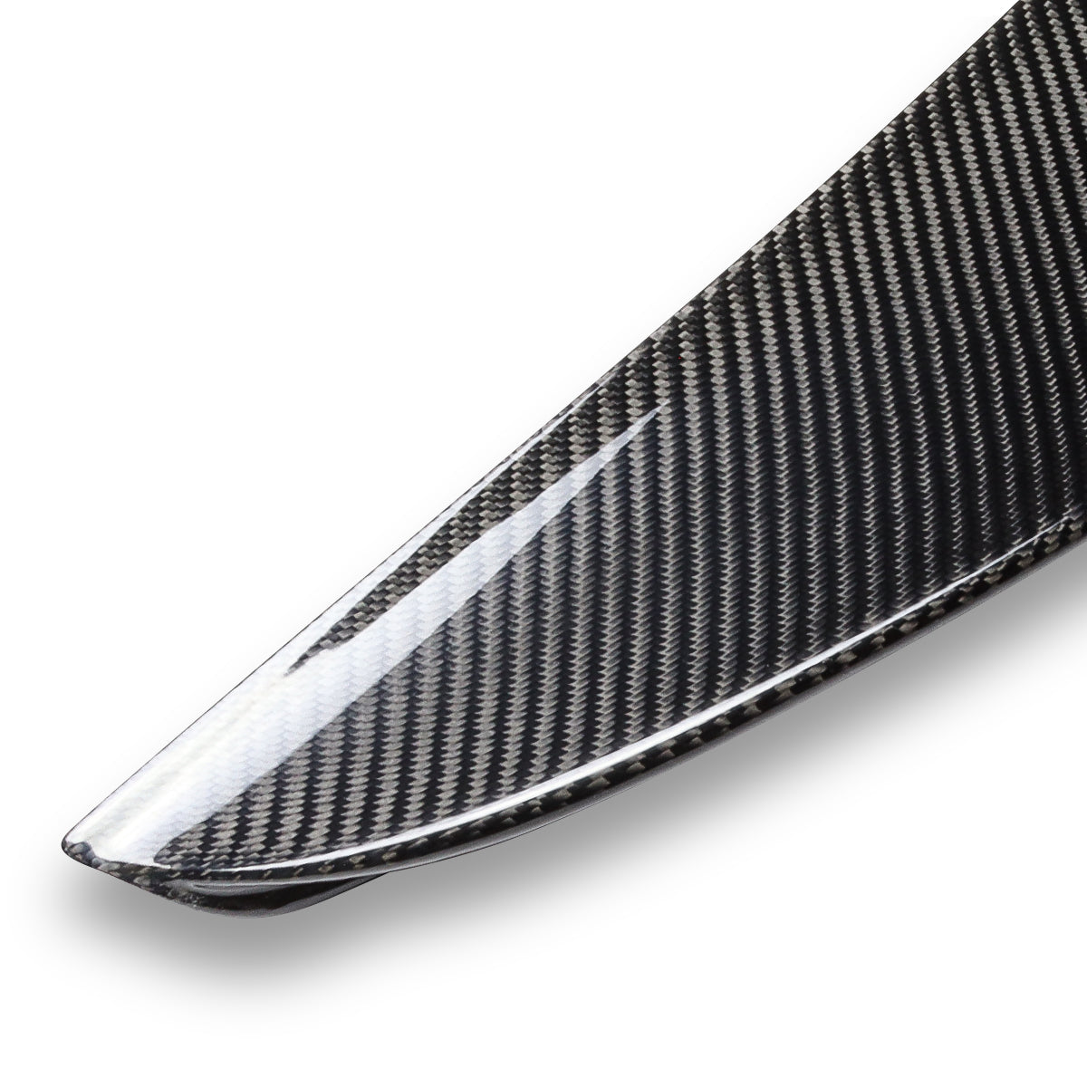 SPOILER CAR TRUNK SPOILER - 07-13 BMW 328I / 09-13 BMW 328I XDRIVE / 07-13 BMW 335I / 11-13 BMW 335IS / 08 BMW 335XI / 09-13 BMW 335I XDRIVE / 08-13 BMW M3 / 07-08 BMW 328XI - FITS COUPE MODELS ONLY - CARBON FIBER BLACK