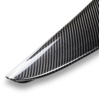 SPOILER CAR TRUNK SPOILER - 07-13 BMW 328I / 09-13 BMW 328I XDRIVE / 07-13 BMW 335I / 11-13 BMW 335IS / 08 BMW 335XI / 09-13 BMW 335I XDRIVE / 08-13 BMW M3 / 07-08 BMW 328XI - FITS COUPE MODELS ONLY - CARBON FIBER BLACK