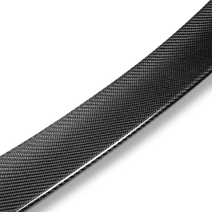 SPOILER CAR TRUNK SPOILER - 08-14 BMW X6 - CARBON FIBER BLACK