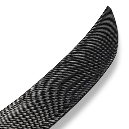SPOILER CAR TRUNK SPOILER - 22-23 BMW 220I GRAN COUPE / 20-22 BMW 228I XDRIVE GRAN COUPE / 21-22 BMW 228I GRAN COUPE / 20-23 BMW M235I XDRIVE GRAN COUPE - CARBON FIBER BLACK