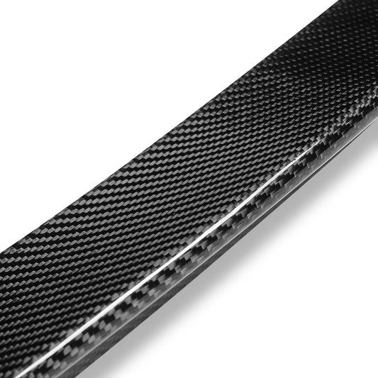 SPOILER CAR TRUNK SPOILER - 08-14 MERCEDES-BENZ C63 AMG / 11-14 MERCEDES-BENZ C180 / 10-14 MERCEDES-BENZ C200 / 08 MERCEDES-BENZ C230 / 10-14 MERCEDES-BENZ C250 / 08-14 MERCEDES-BENZ C300 / 08-14 MERCEDES-BENZ C350 - FITS SEDAN MODELS - CARBON FIBER BLACK