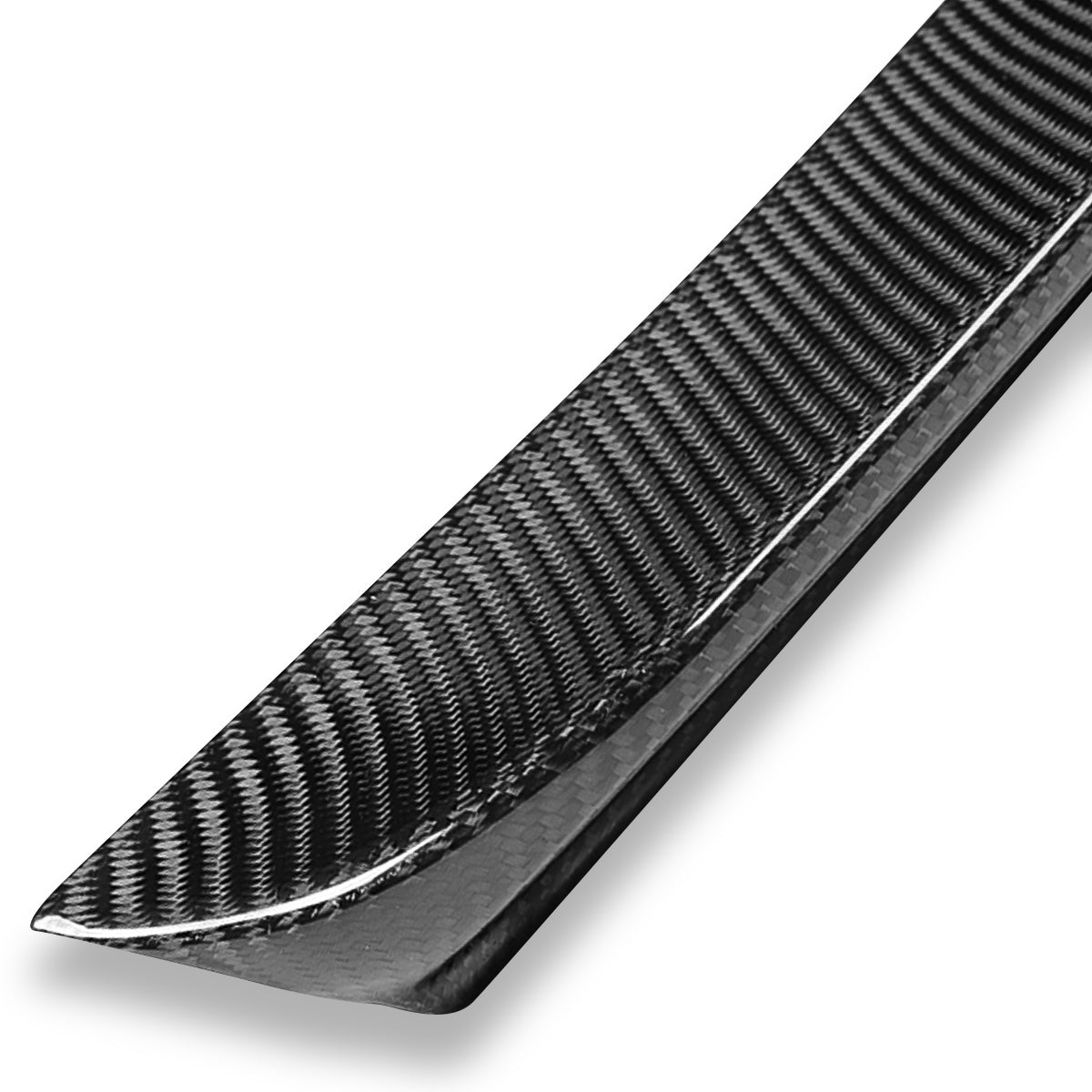 SPOILER CAR TRUNK SPOILER - 08-14 MERCEDES-BENZ C63 AMG / 11-14 MERCEDES-BENZ C180 / 10-14 MERCEDES-BENZ C200 / 08 MERCEDES-BENZ C230 / 10-14 MERCEDES-BENZ C250 / 08-14 MERCEDES-BENZ C300 / 08-14 MERCEDES-BENZ C350 - FITS SEDAN MODELS - CARBON FIBER BLACK