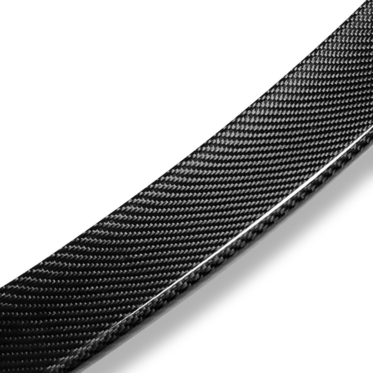 SPOILER CAR TRUNK SPOILER - 14-19 MERCEDES-BENZ CLA45 AMG / 13-19 MERCEDES-BENZ CLA200 / 14-19 MERCEDES-BENZ CLA250 / 15-17 MERCEDES-BENZ CLA180 - FITS SEDAN MODELS ONLY - CARBON FIBER BLACK