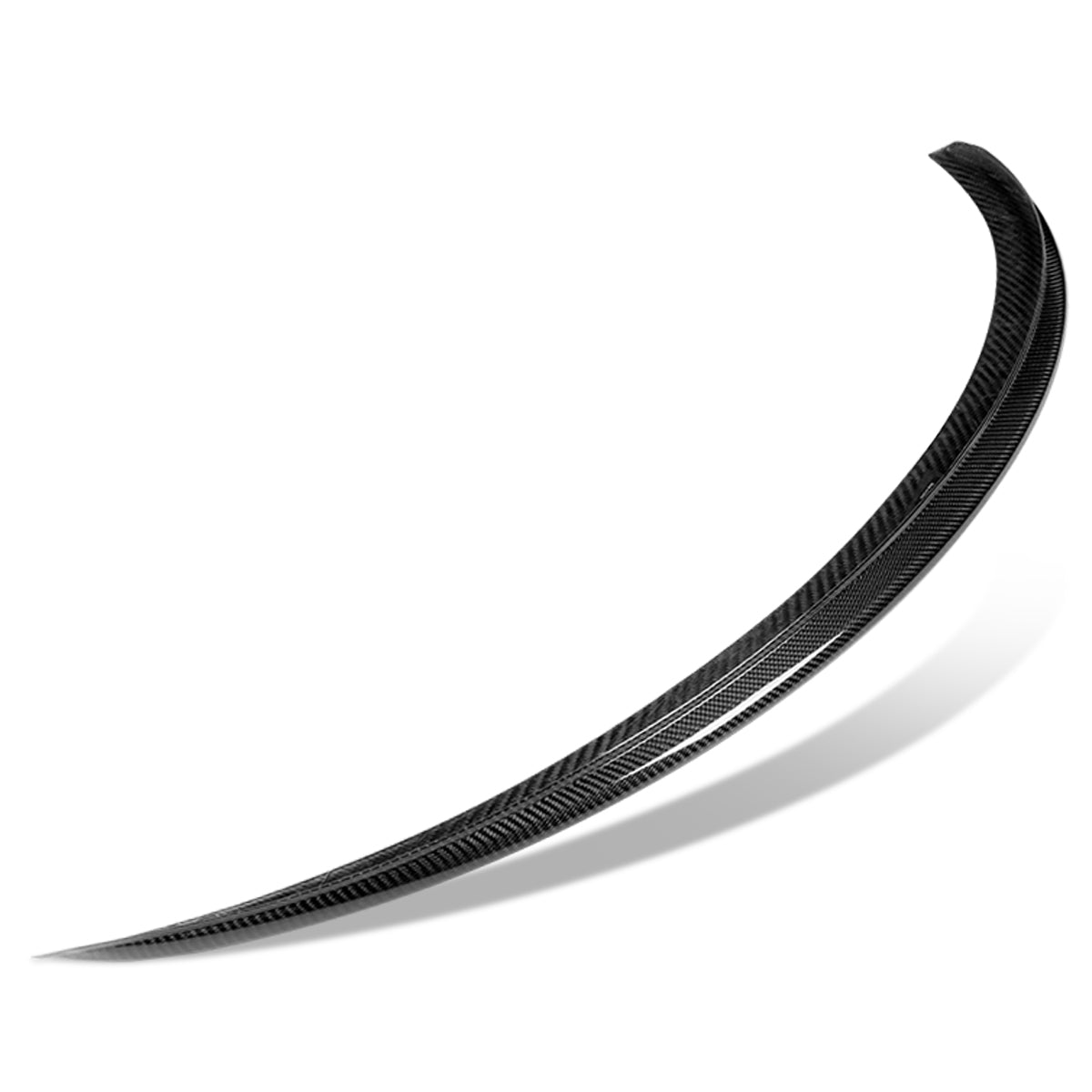 SPOILER CAR TRUNK SPOILER - 14-19 MERCEDES-BENZ CLA45 AMG / 13-19 MERCEDES-BENZ CLA200 / 14-19 MERCEDES-BENZ CLA250 / 15-17 MERCEDES-BENZ CLA180 - FITS SEDAN MODELS ONLY - CARBON FIBER BLACK