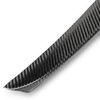 SPOILER CAR TRUNK SPOILER - 17-21 MERCEDES-BENZ C300 / 17-18 MERCEDES-BENZ C250 / 17-20 MERCEDES-BENZ C63 AMG S / 17-20 MERCEDES-BENZ C63 AMG/ 18-20 MERCEDES-BENZ C200 / 18 MERCEDES-BENZ C180 / 17-20 MERCEDES-BENZ C43 AMG - FITS COUPE MODELS ONLY - CARBON