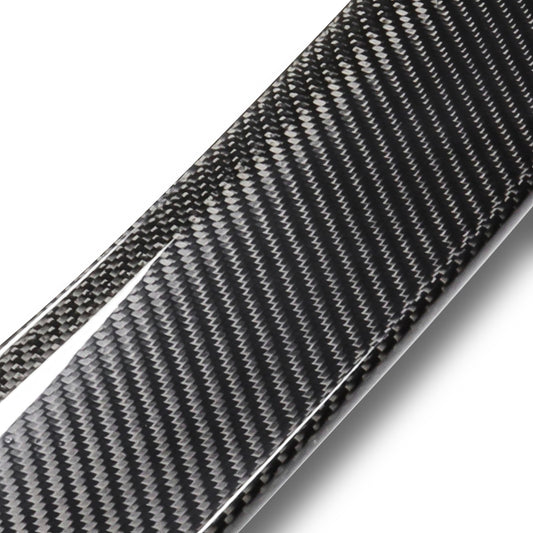 SPOILER CAR TRUNK SPOILER - 10-16 MERCEDES-BENZ E63 AMG / 12-16 MERCEDES-BENZ E200 / 10-16 MERCEDES-BENZ E350 / 13-16 MERCEDES-BENZ E350 / 10-16 MERCEDES-BENZ E500 - FITS SEDAN MODELS - CARBON FIBER BLACK