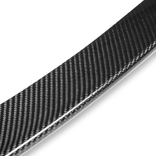 SPOILER CAR TRUNK SPOILER - 17-21 MERCEDES-BENZ GLC43 AMG / 21 MERCEDES-BENZ GLC63 AMG / 21 MERCEDES-BENZ GLC63 AMG S / 16-21 MERCEDES-BENZ GLC300 / 17-18 MERCEDES-BENZ GLC300 - CARBON FIBER BLACK