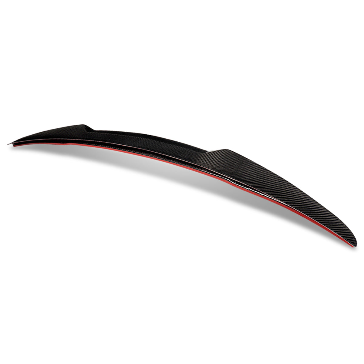 SPOILER CAR TRUNK SPOILER - 17-21 AUDI A4 QUATTRO / 17-20 AUDI A4 - FITS SEDAN MODELS - CARBON FIBER BLACK