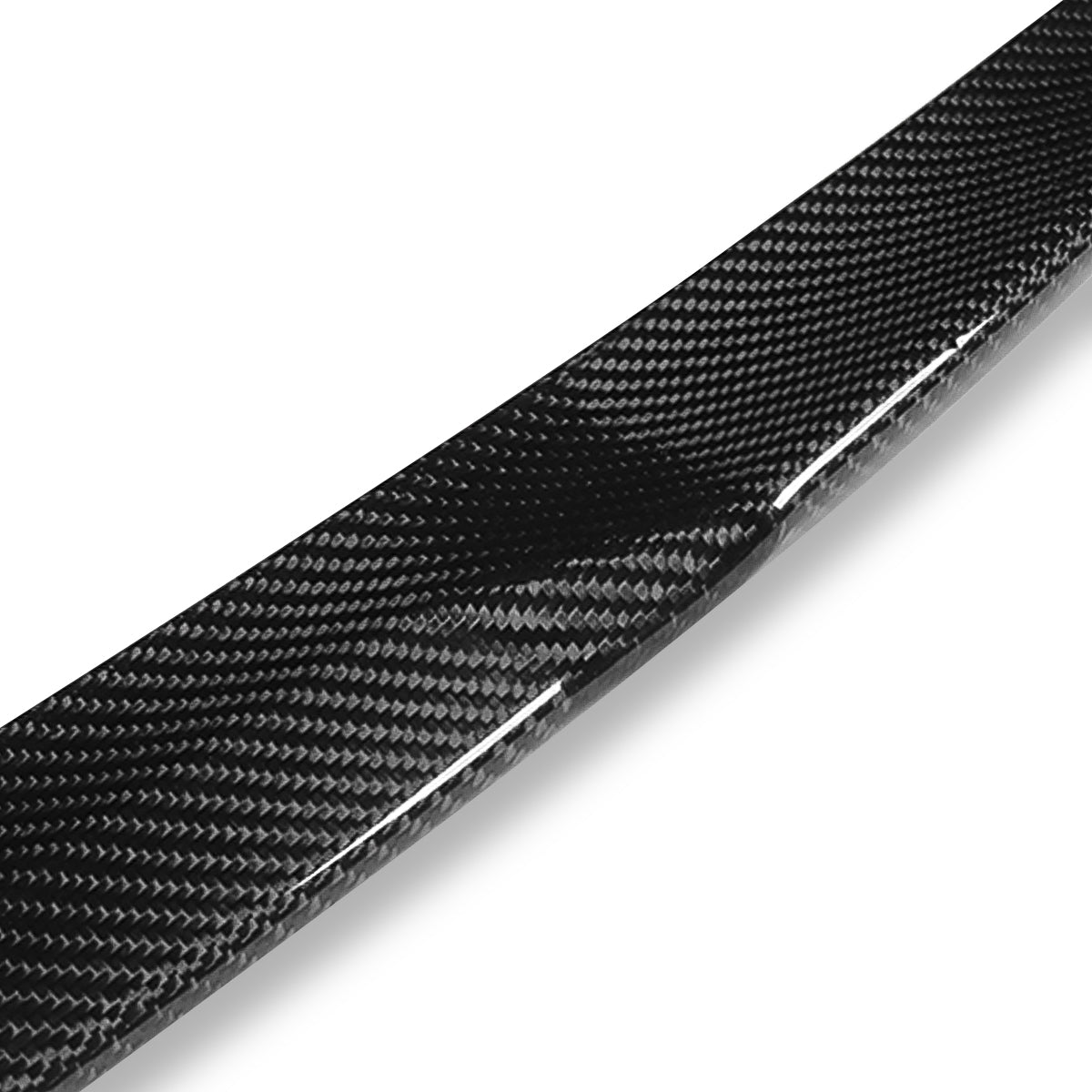 SPOILER CAR TRUNK SPOILER - 08-16 AUDI A5 QUATTRO / 08-16 AUDI A5 - FITS COUPE MODELS - CARBON FIBER BLACK