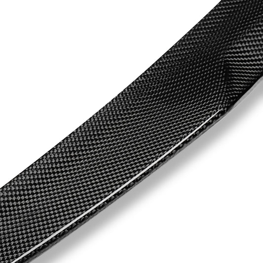 SPOILER CAR TRUNK SPOILER - 08-16 AUDI A5 QUATTRO / 08-16 AUDI A5 - FITS HATCHBACK MODELS - CARBON FIBER BLACK