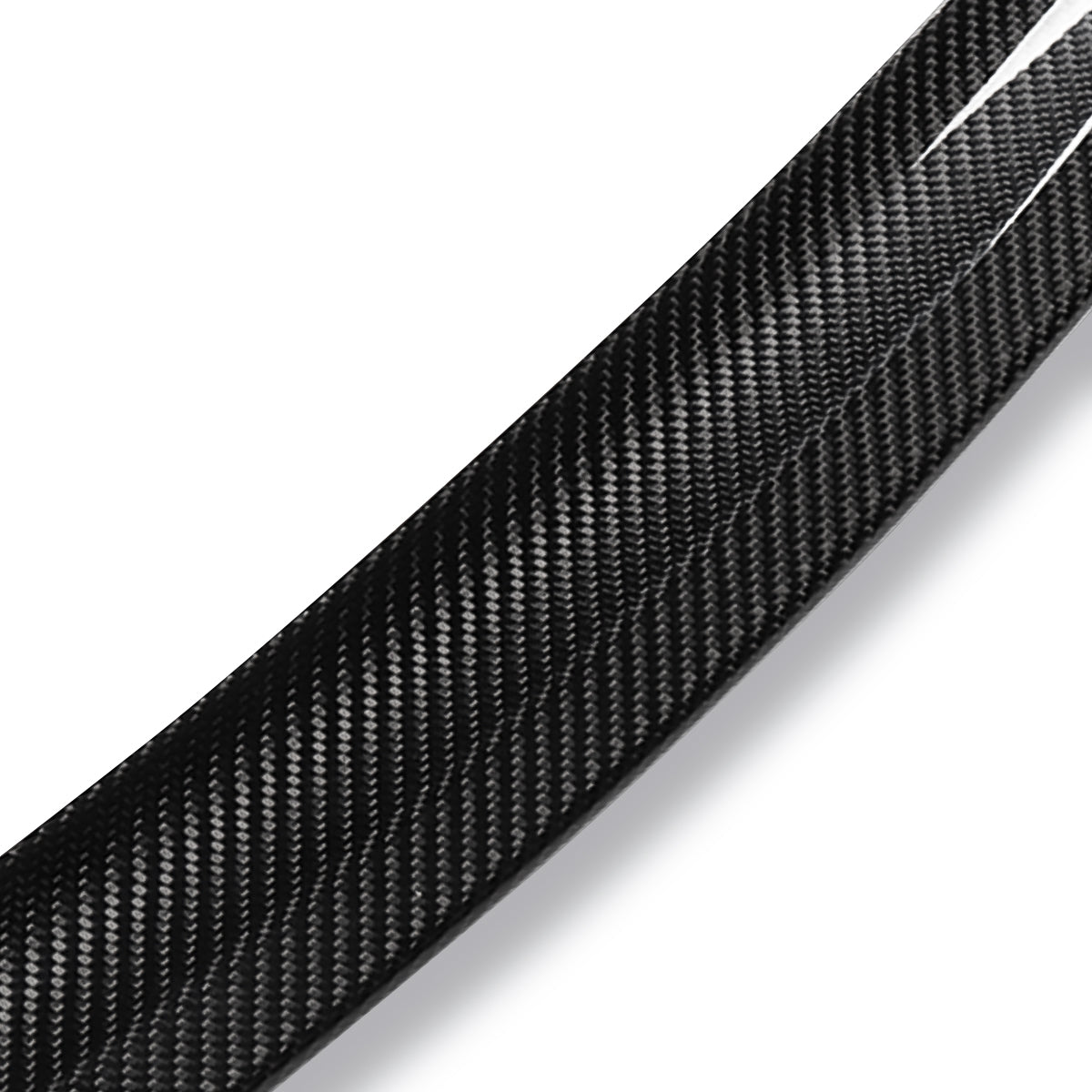 SPOILER CAR TRUNK SPOILER - 13-16 AUDI A4 / 13-16 AUDI A4 QUATTRO - FITS SEDAN MODELS - CARBON FIBER BLACK