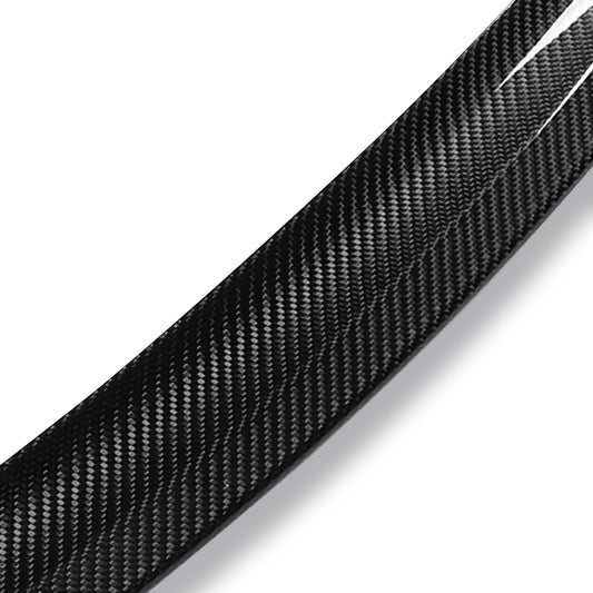 SPOILER CAR TRUNK SPOILER - 13-16 AUDI A4 / 13-16 AUDI A4 QUATTRO - FITS SEDAN MODELS - CARBON FIBER BLACK