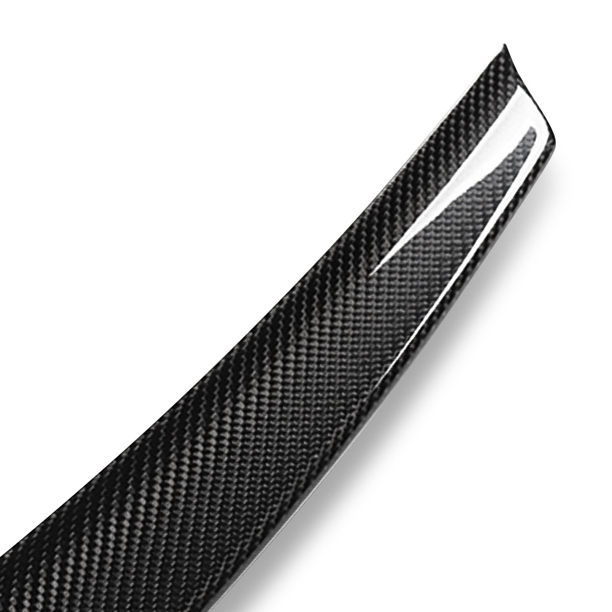 SPOILER CAR TRUNK SPOILER - 13-16 AUDI A4 / 13-16 AUDI A4 QUATTRO - FITS SEDAN MODELS - CARBON FIBER BLACK