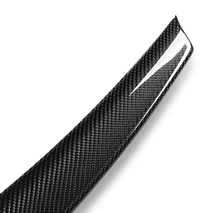 SPOILER CAR TRUNK SPOILER - 13-16 AUDI A4 / 13-16 AUDI A4 QUATTRO - FITS SEDAN MODELS - CARBON FIBER BLACK