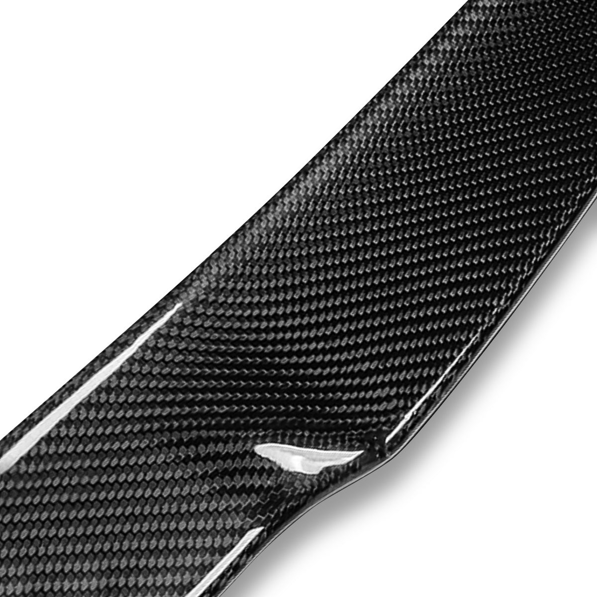 SPOILER CAR TRUNK SPOILER - 22-23 AUDI A3 / 22-23 AUDI A3 QUATTRO / 22-23 AUDI RS3 / 22-23 AUDI S3 - FITS SEDAN MODELS - CARBON FIBER BLACK