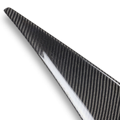 SPOILER CAR ROOF SPOILER - 08-16 AUDI A5 QUATTRO / 08-16 AUDI A5 - FITS COUPE MODELS - CARBON FIBER BLACK