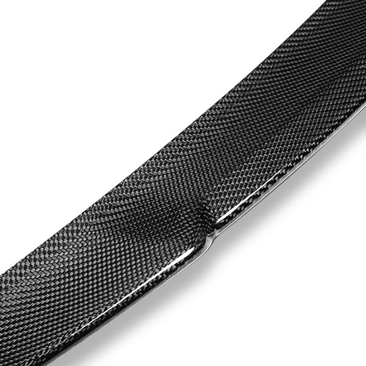 SPOILER CAR TRUNK SPOILER - 13-17 HONDA ACCORD - FITS COUPE MODELS - CARBON FIBER BLACK