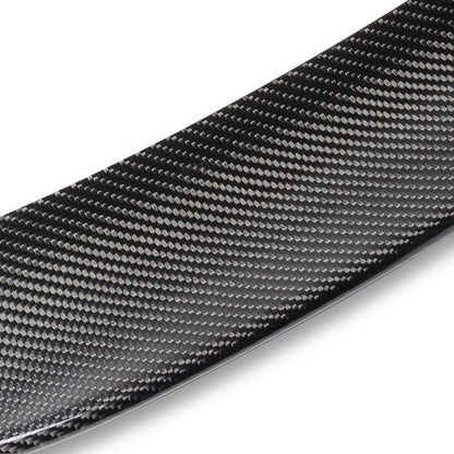 SPOILER CAR TRUNK SPOILER - 16-21 HONDA CIVIC - FITS SEDAN MODELS - CARBON FIBER BLACK